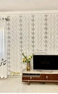 رنگ کاری ساختمان طرح کاغذ دیواری درب وپنجره
