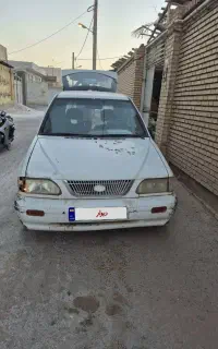 پراید۱۴۱ مدل۸۴ بی رنگ شاسی پلم