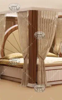 تخت خواب دونفره مدل آلیس برند ساج آسا