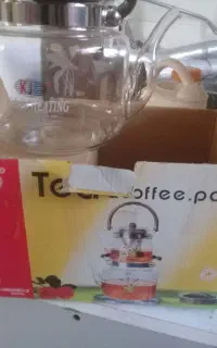 کتری قوری شیشه ای نوو