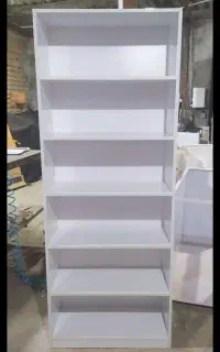 تولیدی کتابخانه سفید و قهوه ای و...