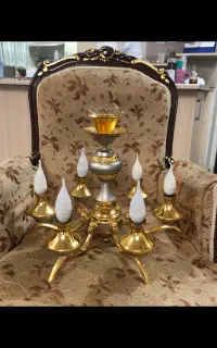 لوستر آب طلا کاری نورسازان