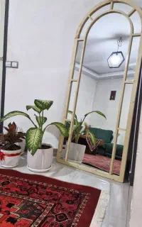 آیینه قدی قاب چوبی طبیعی