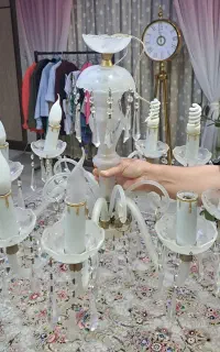 دوعدد لوستر ۸ شاخه