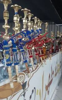 ۳۰عدد قلیان قهوه خونه برنجی طعم دار دونه ایی ۸۵۰۰