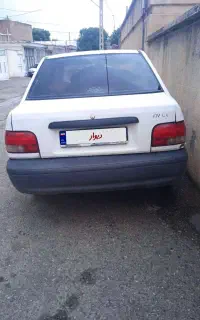 پراید مدل ۸۲ سفید