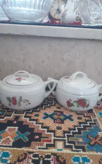 قندان جفتی ۶۵۰ تومن پارچ کوچیک ۲۰۰ تومن