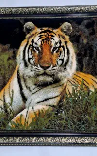 تابلو فرش شبه دست باف