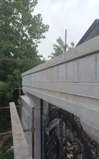 اجرایی سنگ نمارومی پله گرد سردری سنگ سرامیک چسبی