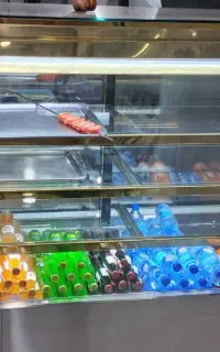 یخچال ویترینی  ۲ متری سه طبقه مکعبی