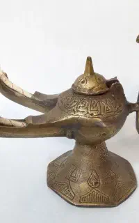 پیسوز دوشعله برنجی قدیمی و سنگین