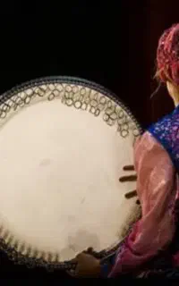 مجلسی خاص با دف نوازی