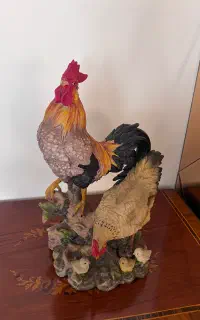 فیگور خروس و مرغ روستایی