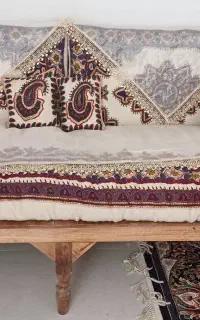 کناره وپشتی و متکا پته