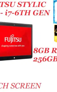 لپ تاپ  تبلت ویندوزی fujitsu Q736 ژاپنی عمده تریدر
