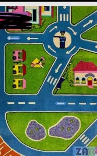 فرش ماشینی کودک