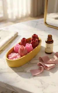 شمع های دست‌ساز