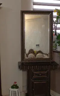 آینه کنسول چوبی