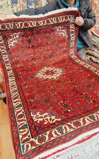 ذرع و نیم دستباف همدان رنگ گیاهی