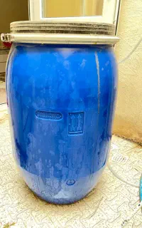 فروش ۱ عدد بشکه ۱۲۰ لیتری پلاستیکی