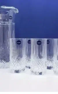 پارچ ولیوان فرانسه شکلاتخوری قندان سینی سوفله خوری
