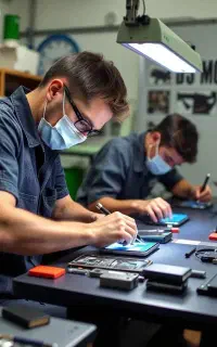 تعمیر موبایل را در دارالفنون بیاموزید با گواهینامه