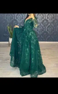پیراهن مخمل طرحدار