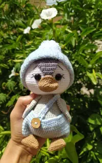 عروسک بافتنی بافت پاپوش بچه