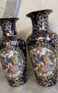 گلدان قدیمی طلاکوب