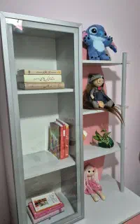 ویترین و کتابخانه