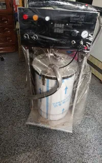 مجموعه کامل دستگاه مخمل‌پاشی،۲دستگاه+تجهیزات مواد