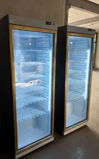یخچال ایستاده ویترینی فریزر ایستاده یخچال استیل