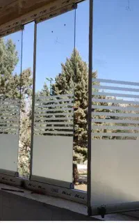تولید کننده وتعمیرات شیشه جام بالکنی سکوریت  توری