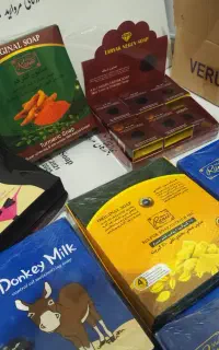 صابون شیر الاغ عمده زردچوبه مجوز دار