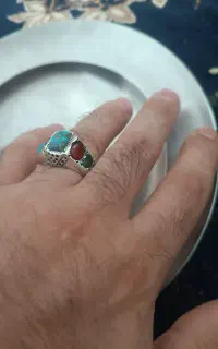 انگشتر نقره 7نگین