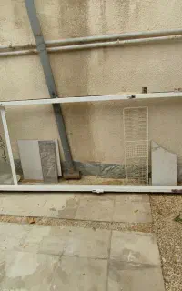 درب دولنگه ورودی با چارچوب