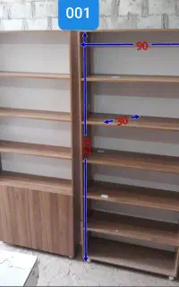 حراج تعداد محدودی قفسه و کتابخانه نو MDF
