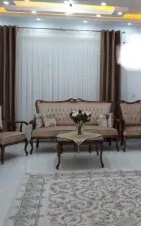 مبل ۷نفره همراه با دو عسلی و یک جلو مبلی