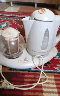چای ساز با قوری شیشه ای