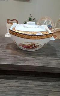 سوپ خوری چینی ومیوه خوری پیوتر
