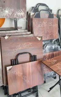 میز و صندلی تاشو چوبی ( کافه وکبابی، تراس )