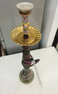 قلیون چوبی چوبش بلوت آب بندی شده