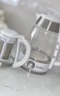 ساعت چای ساز پرده