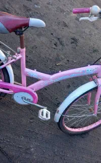 دوچرخه دخترانه صورتی