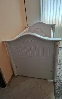 تخت وگهواره نو بدون استفاده همراه تشک رویال اصل