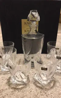 جام و لیوان بوهمیا اصل چک