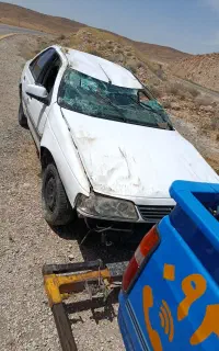 پژو 405 تصادفی