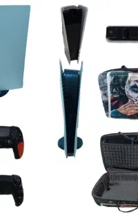 پی اس فایو (ps5) به همراه شارژر،دسته با روکش دسته