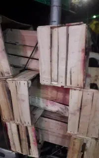 جعبه میوه چوبی