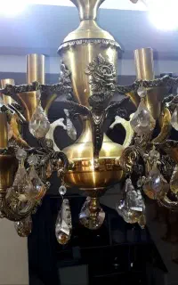 لوستر برنجی طرح فرشته